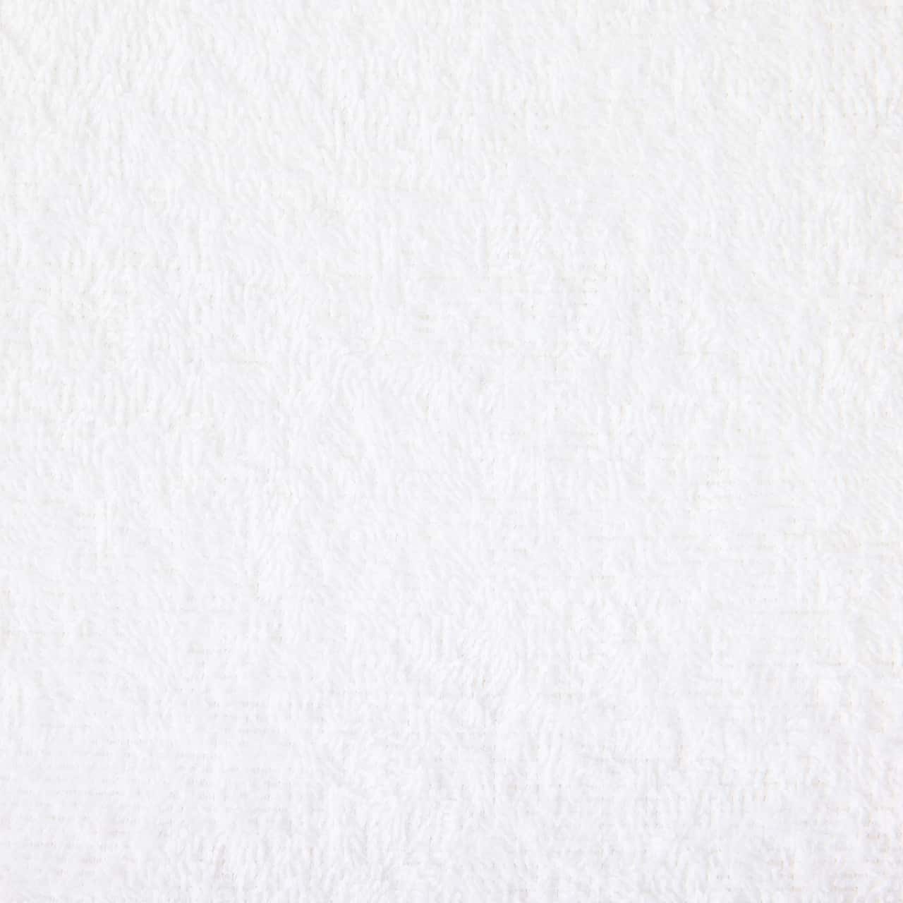Camelot Fabrics White Terry Cloth Cotton Fabric